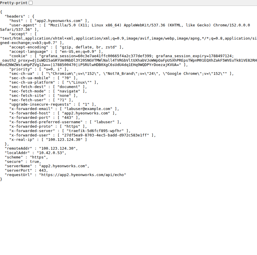 oauth2-proxy 로그인 성공